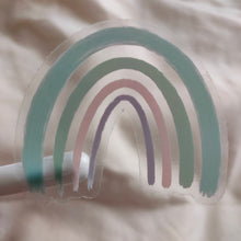 Afbeelding in Gallery-weergave laden, Pastel Regenboog Transparant Sticker 6.0x5.2cm