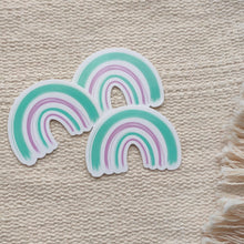 Afbeelding in Gallery-weergave laden, Mint Paars Regenboog Sticker 6.0x4.4cm