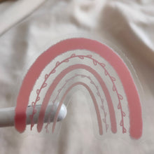 Afbeelding in Gallery-weergave laden, Transparant Roze Regenboog Sticker 6.0x4.9cm