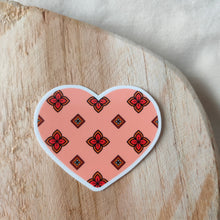Afbeelding in Gallery-weergave laden, Heart Mandala Pattern Rood | Hartjes | Sticker 6.0x6.0cm