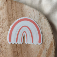 Afbeelding in Gallery-weergave laden, Transparant Nude en Wit Regenboog Sticker 6.0x4.8cm