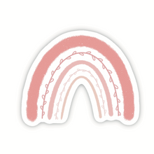 Afbeelding in Gallery-weergave laden, Transparant Roze Regenboog Sticker 6.0x4.9cm