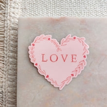 Afbeelding in Gallery-weergave laden, Heart Wreath Love | Liefde | Hartjes | Sticker 6.0x5.5cm