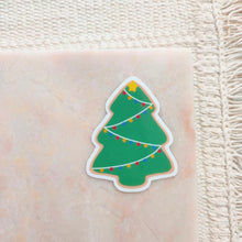 Afbeelding in Gallery-weergave laden, Transparant Kerstkoekje Kerstboom Sticker 4.8x6.0
