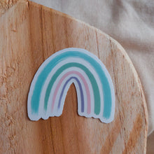 Afbeelding in Gallery-weergave laden, Pastel Regenboog Transparant Sticker 6.0x5.2cm
