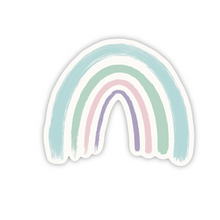 Afbeelding in Gallery-weergave laden, Pastel Regenboog Transparant Sticker 6.0x5.2cm
