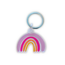Afbeelding in Gallery-weergave laden, Paars Regenboog Acryl Sleutelhanger 5.0x3.5cm
