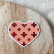 Afbeelding in Gallery-weergave laden, Heart Mandala Pattern Rood | Hartjes | Sticker 6.0x6.0cm
