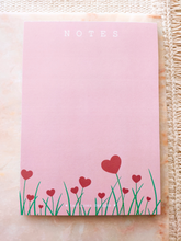 Afbeelding in Gallery-weergave laden, Heart Flowers | Liefde | Hartjes | Notitieblok A6
