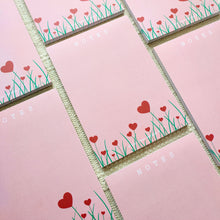 Afbeelding in Gallery-weergave laden, Heart Flowers | Liefde | Hartjes | Notitieblok A6
